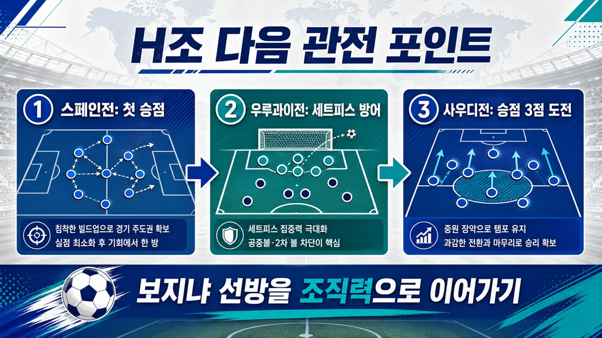 카보베르데 2026 월드컵 H조 관전 포인트 인포그래픽