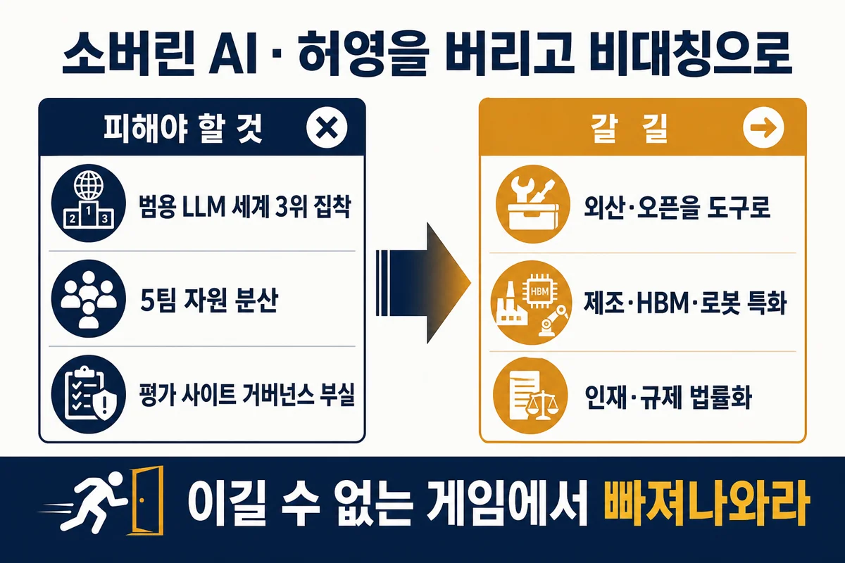 소버린 AI · 허영을 버리고 비대칭으로