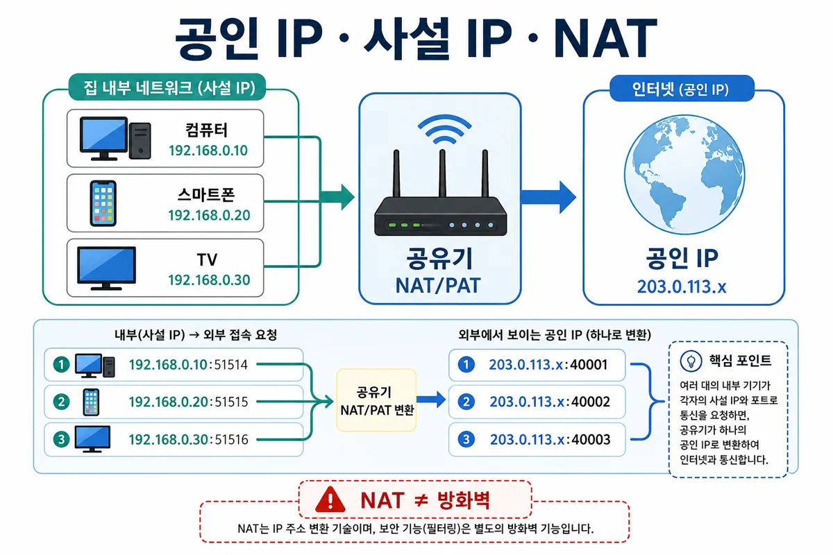 NAT 사설·공인