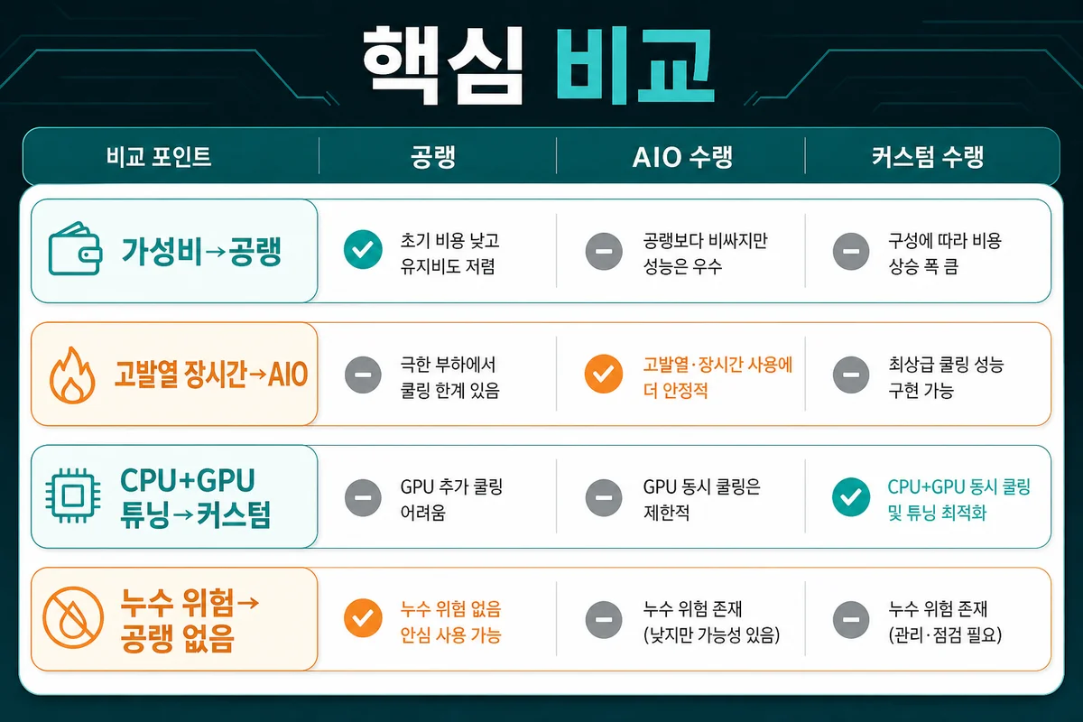 핵심 비교