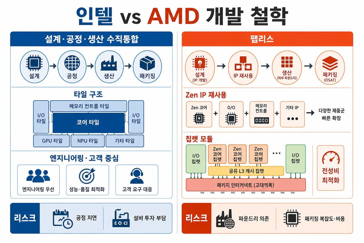 인텔 vs AMD 철학