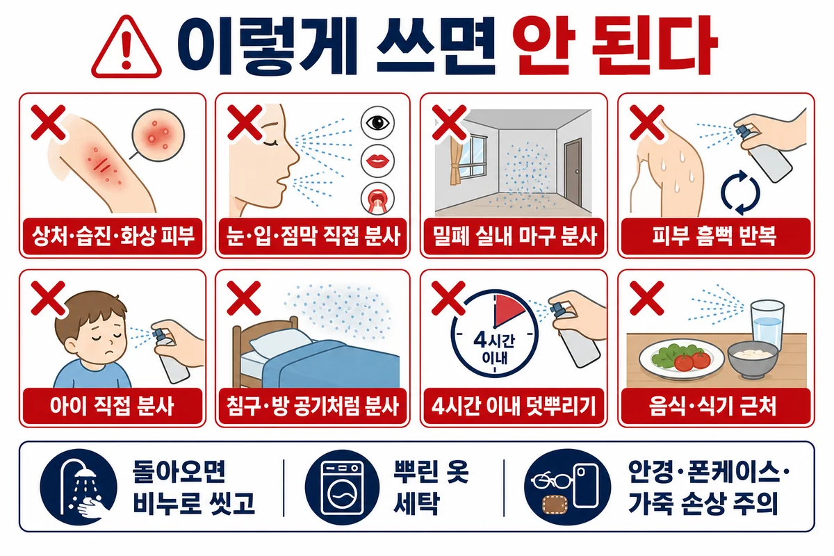 금지 사용법