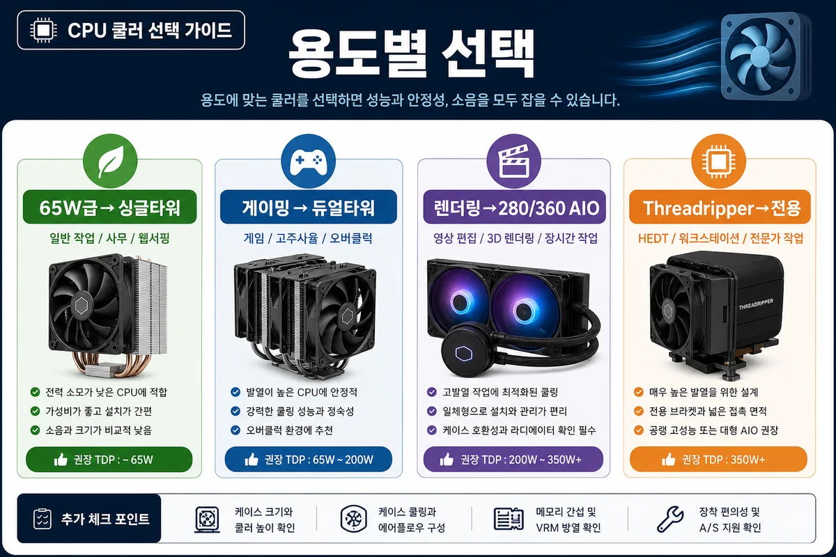 용도별 선택