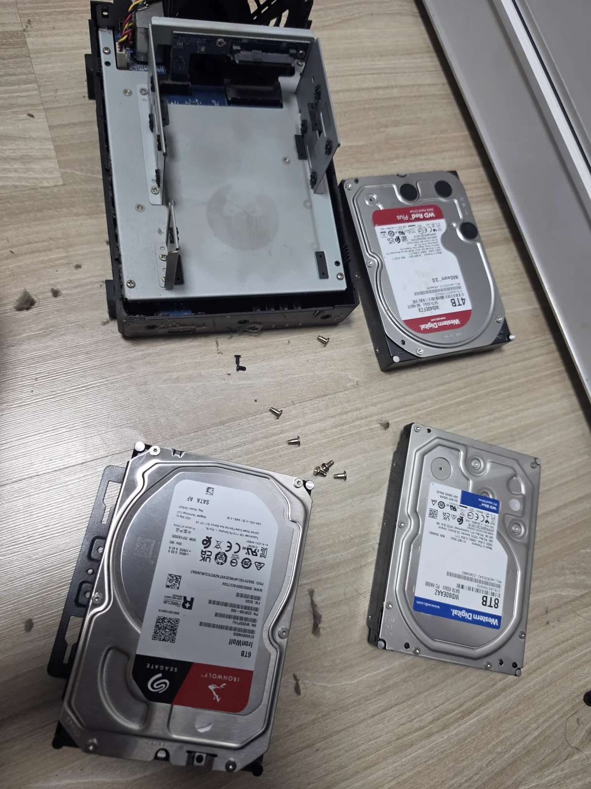 열린 NAS와 WD Red Plus·Seagate IronWolf·WD Blue