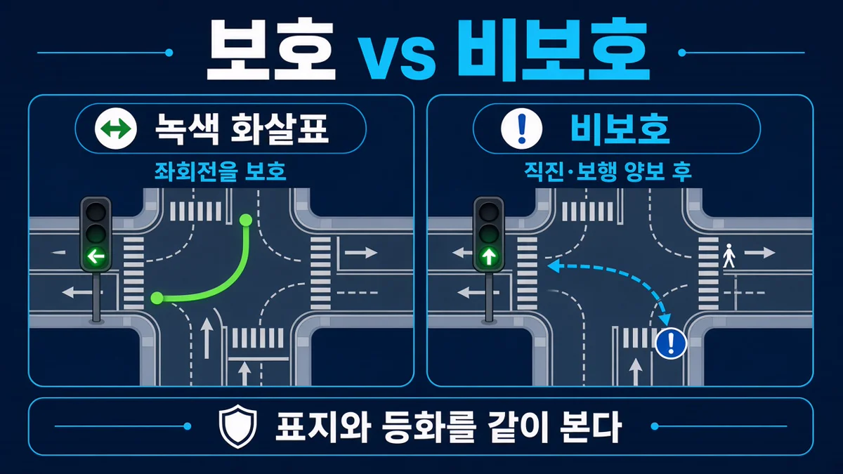 보호 좌회전과 비보호