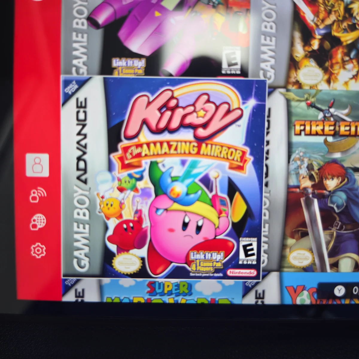 추가 팩 GBA 클래식의 Kirby and the Amazing Mirror