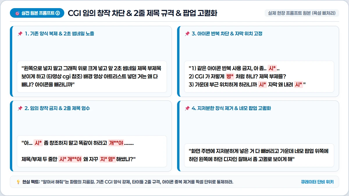 CGI 임의 창작 차단 인포그래픽