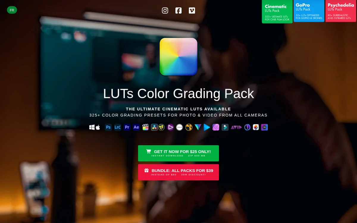IWLTBAP LUTs 공식 홈페이지 첫 화면