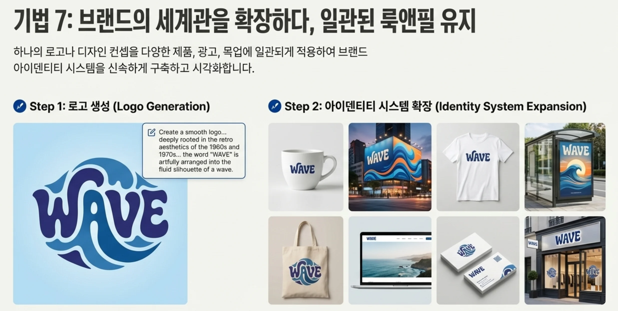  브랜드 아이덴티티 시스템 구축