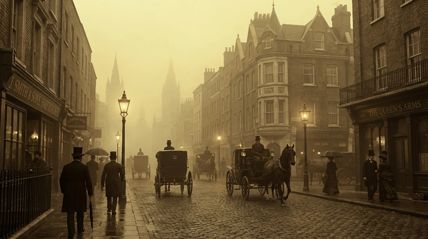 빅토리아 시대 런던 거리