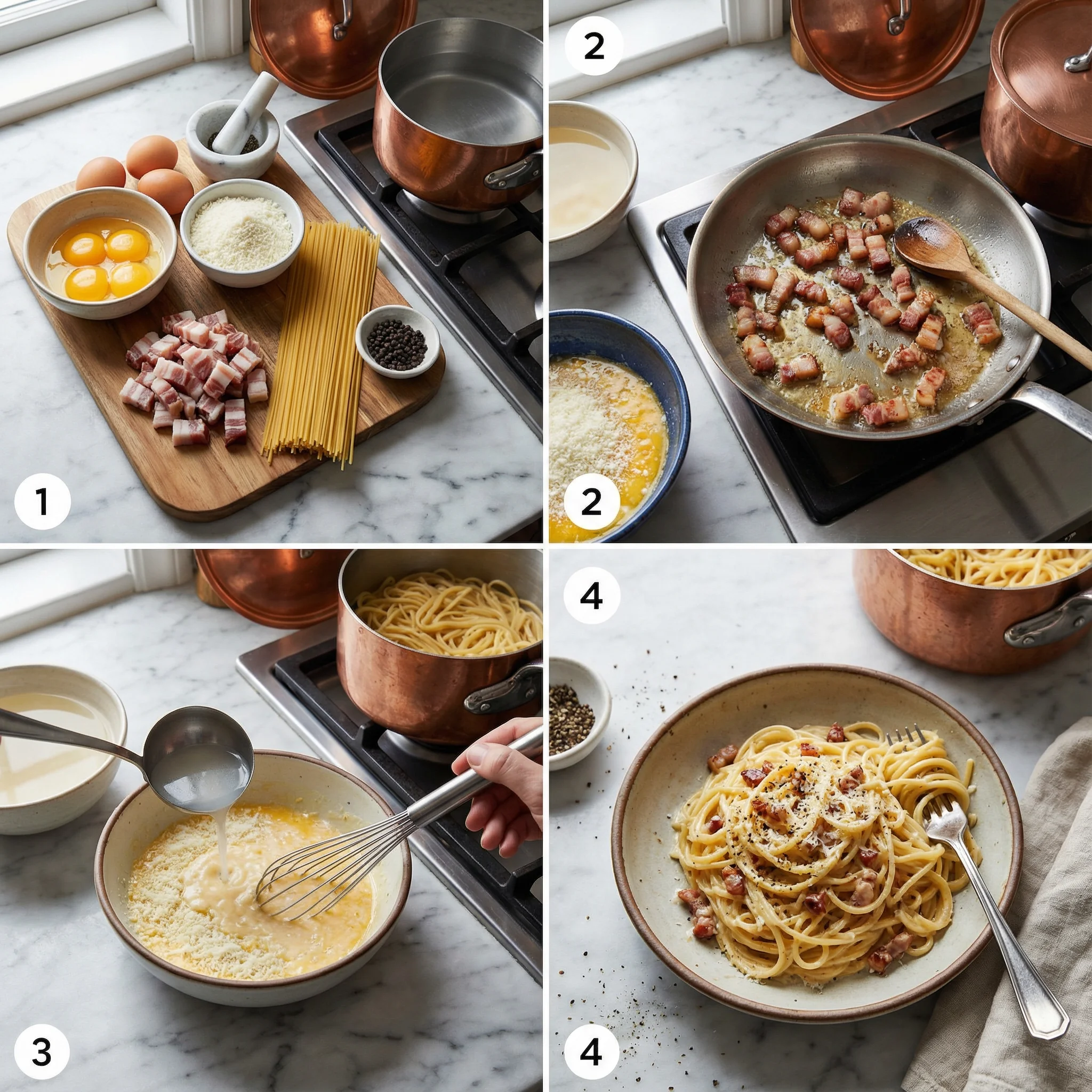 classic Italian pasta carbonara