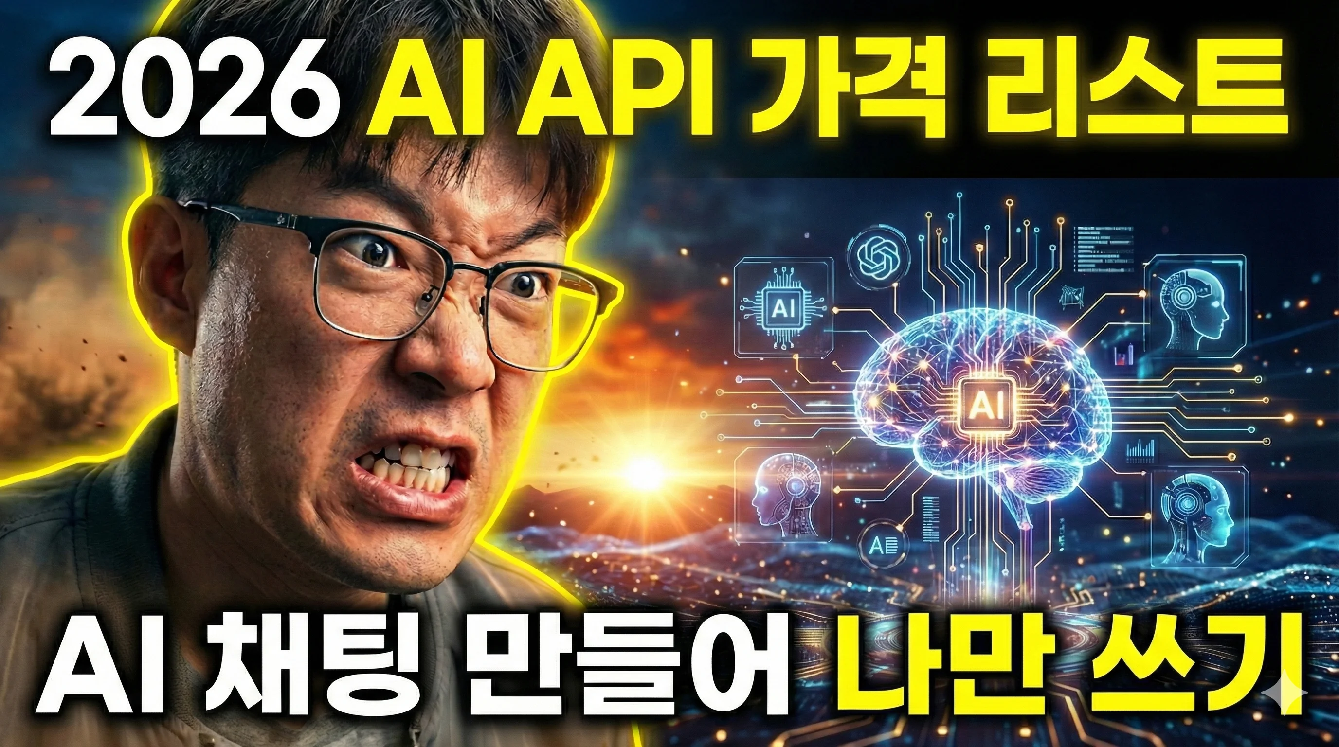 2026 AI API 가격 리스트 - AI 채팅 구축의 시작