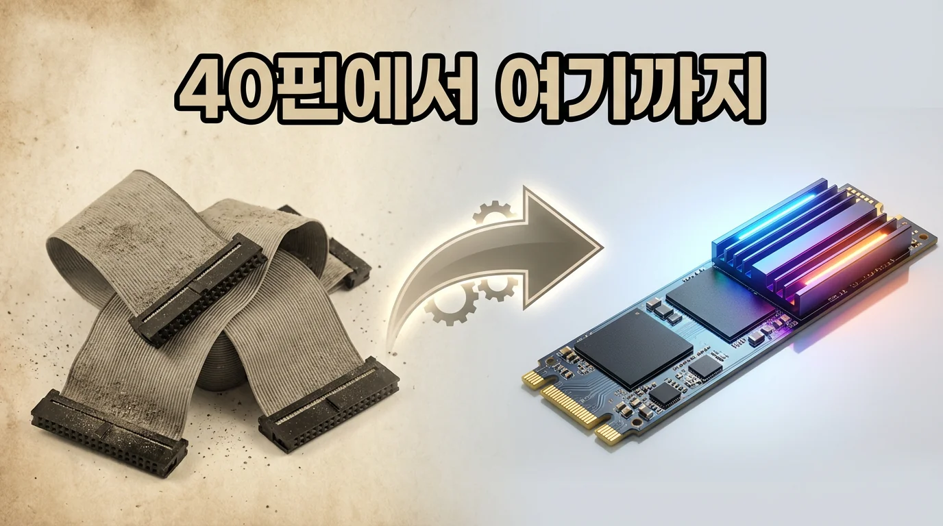 HDD SSD NVME 발전 - 40핀에서 여기까지